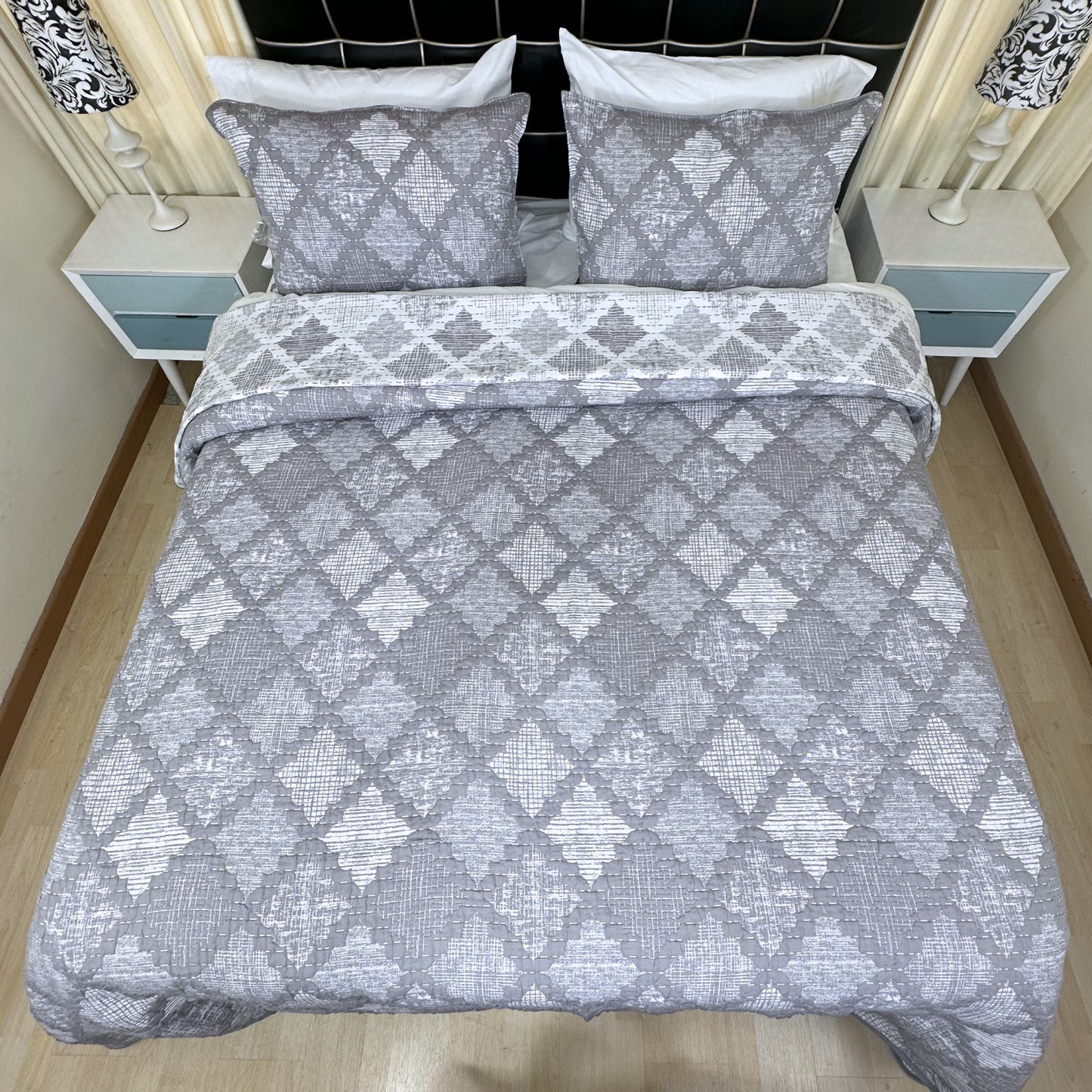 Sobrecama diva patchwork