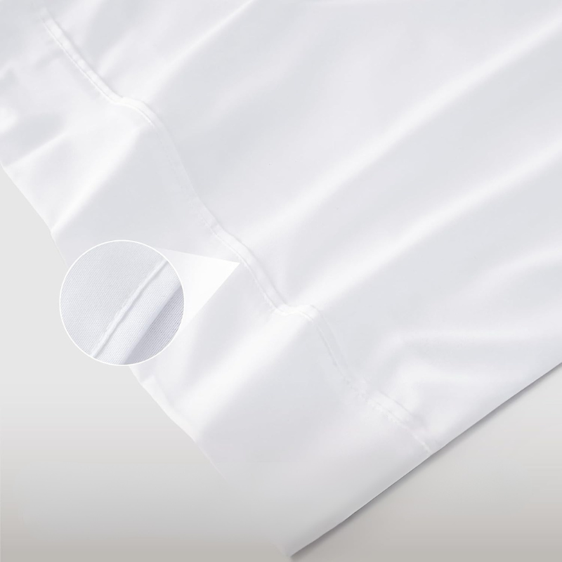 Funda de Almohada Standard con Cenefa de 10 cm Sin Sesgo – Elegancia y Comodidad para tu Descanso (52x78 cm)