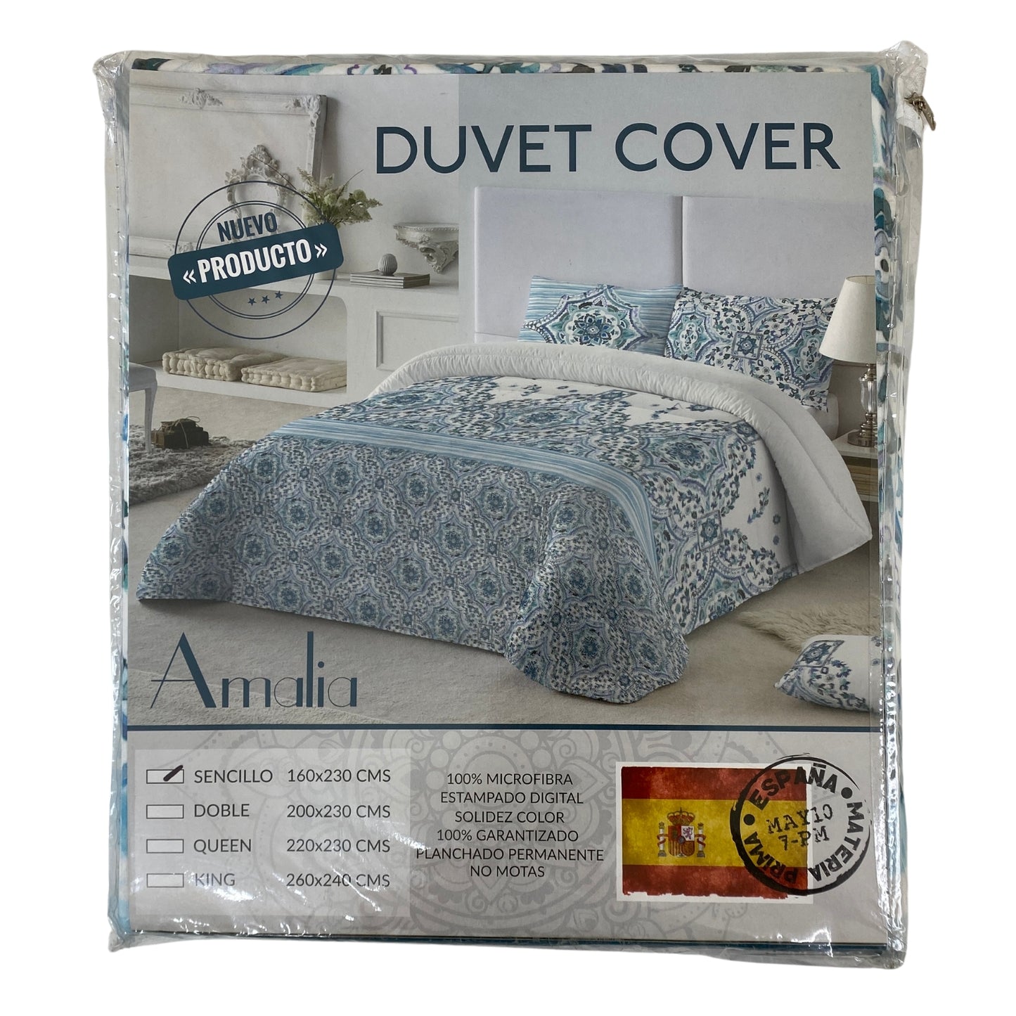 Funda duvet sencillo amelia Blanco
