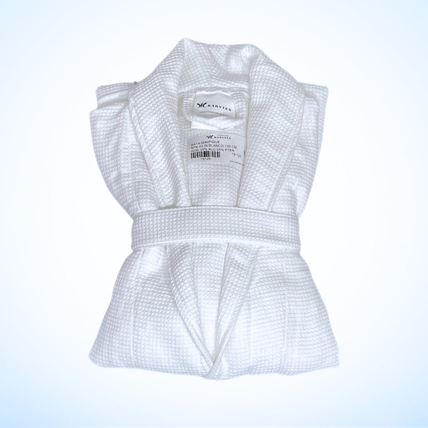 Bata Salida De Ducha Minipique Spa Color Blanco - Karytex