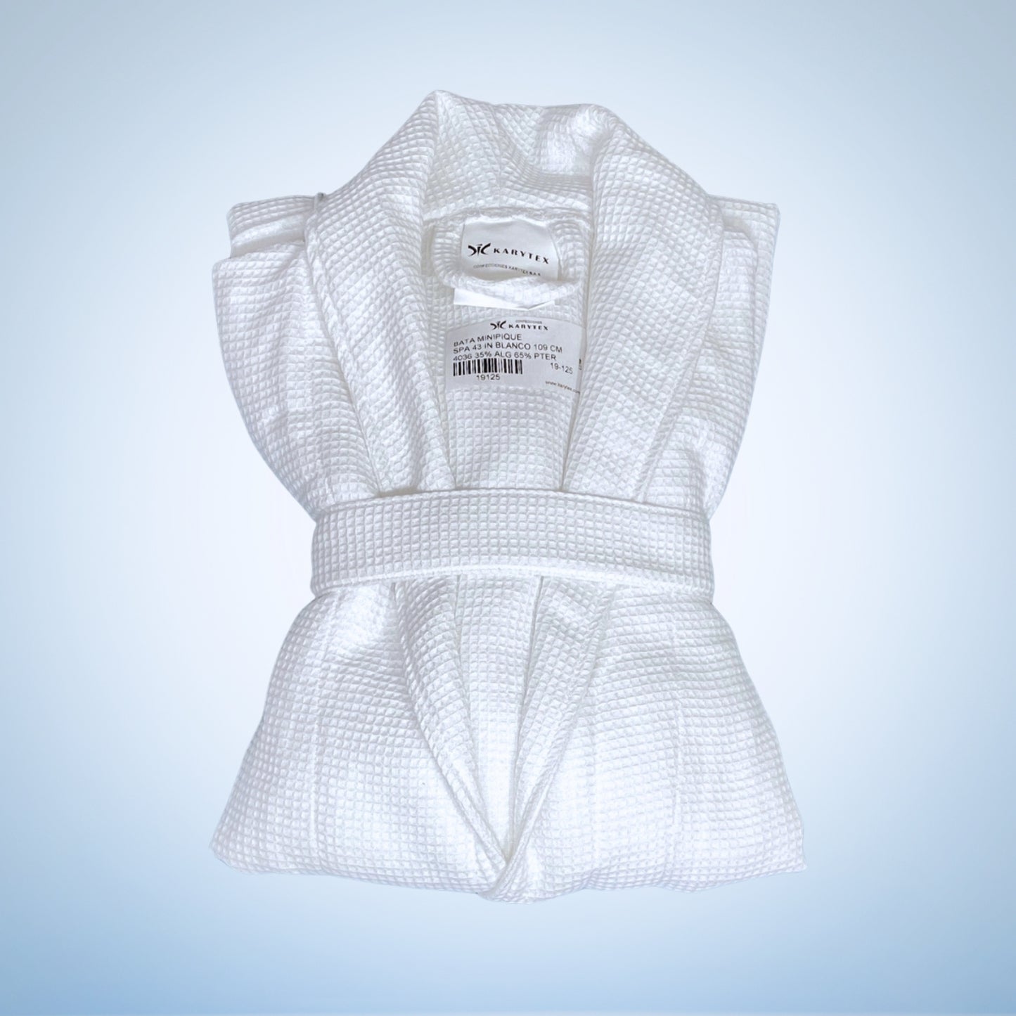Bata Salida De Ducha Minipique Spa Color Blanco - Karytex