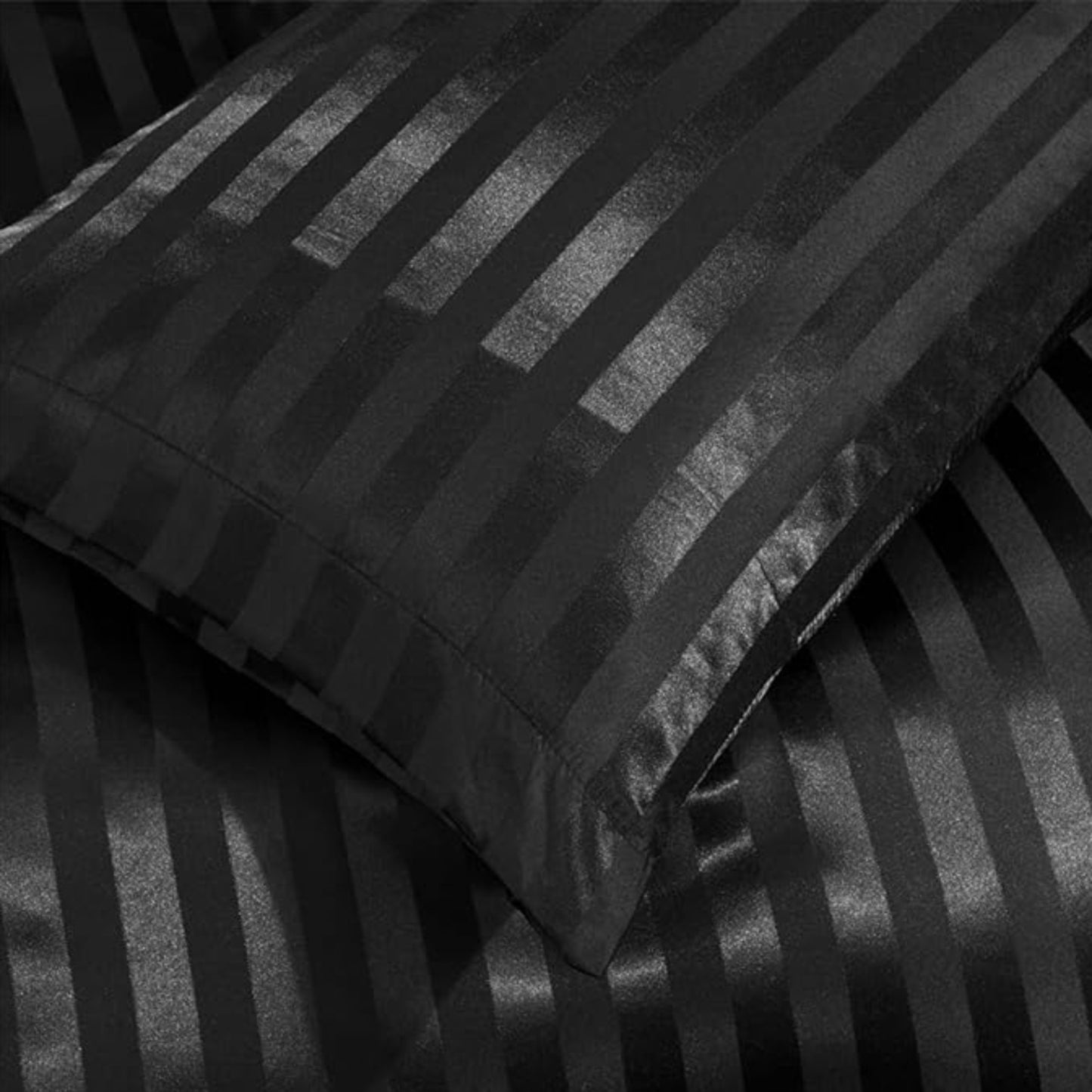 Funda duvet sateen rayas color Negro 125 gramos Mindy