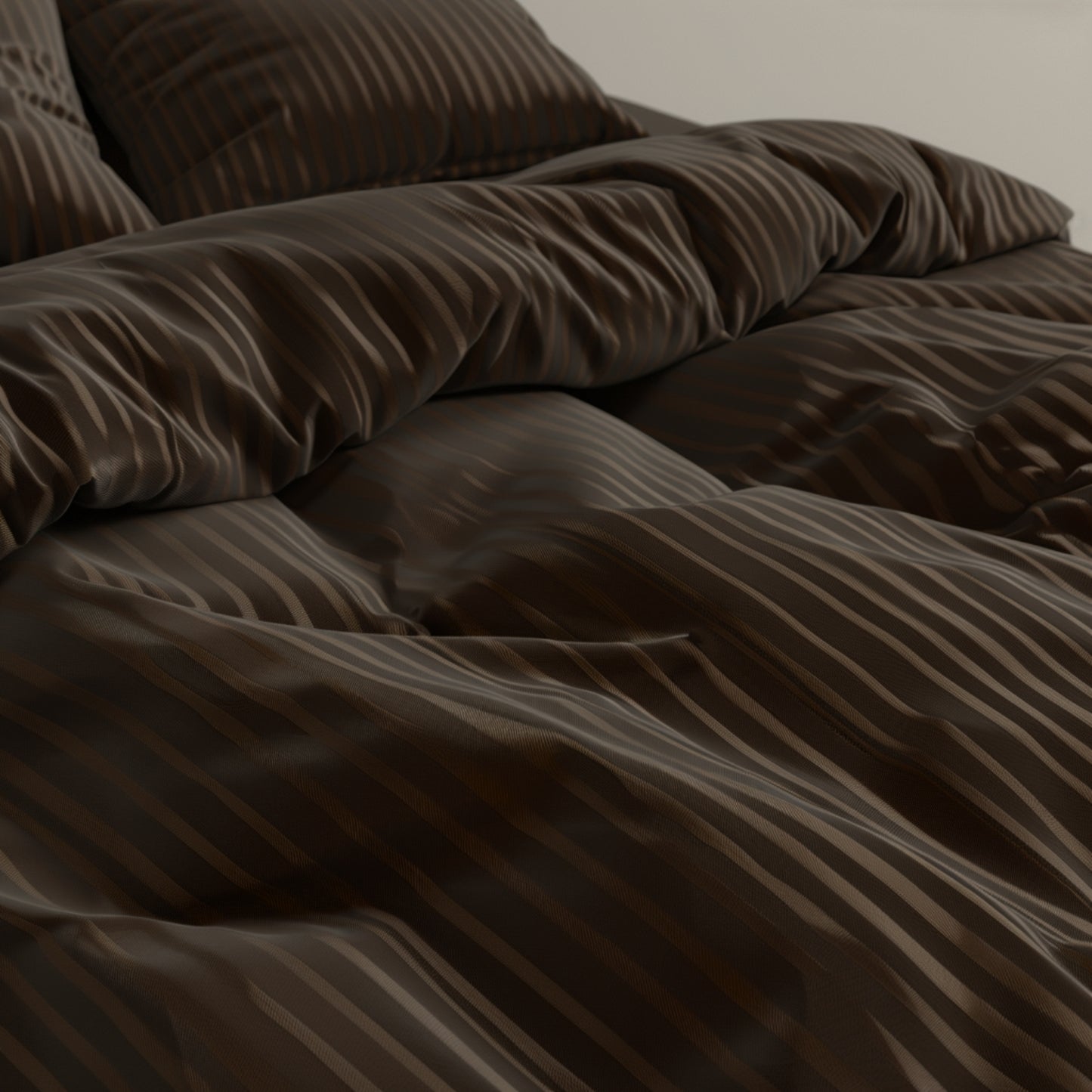 Funda Duvet A Rayas Color Café