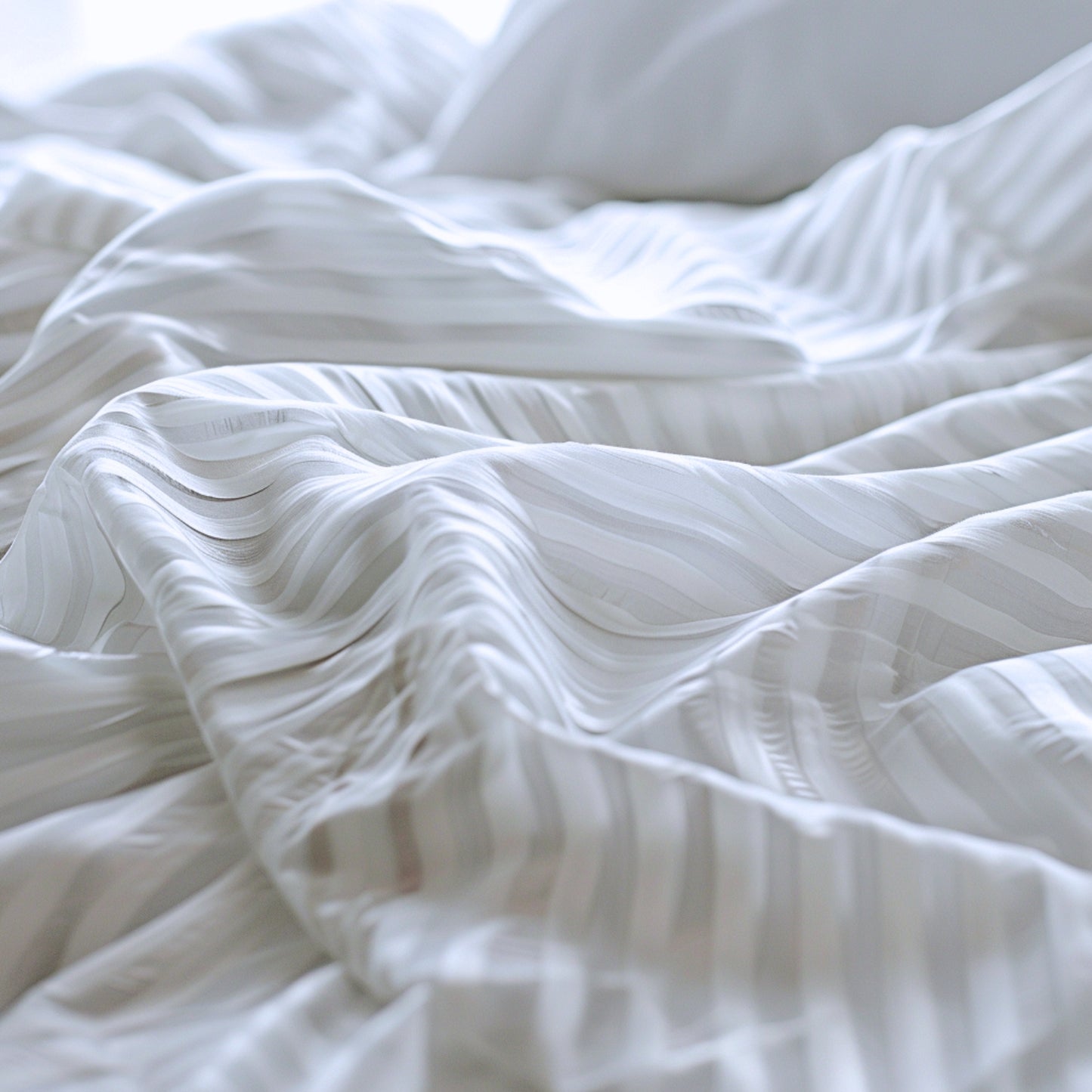 Funda Duvet A Rayas Color Blanco