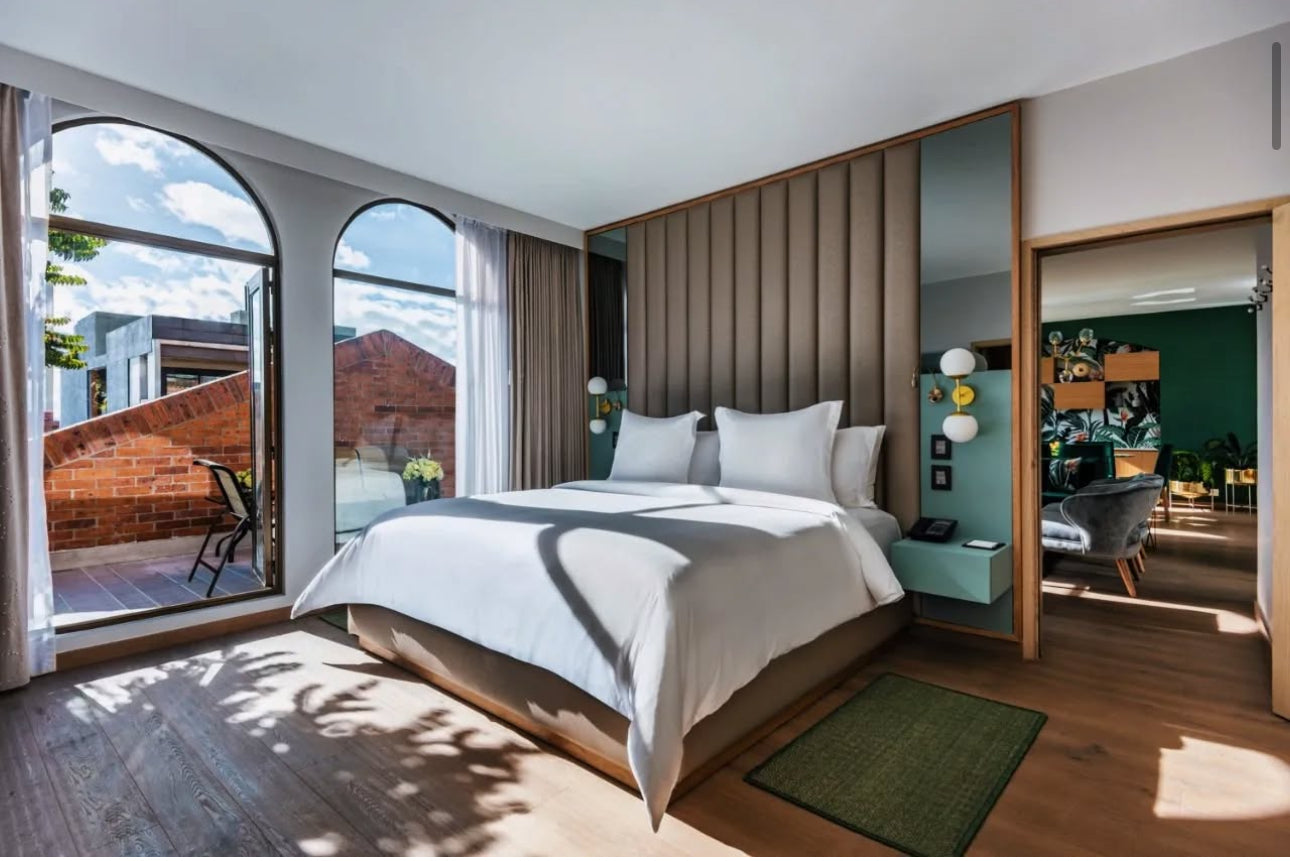Juego de Sábanas Hotel 200 hilos 50/50 blanco