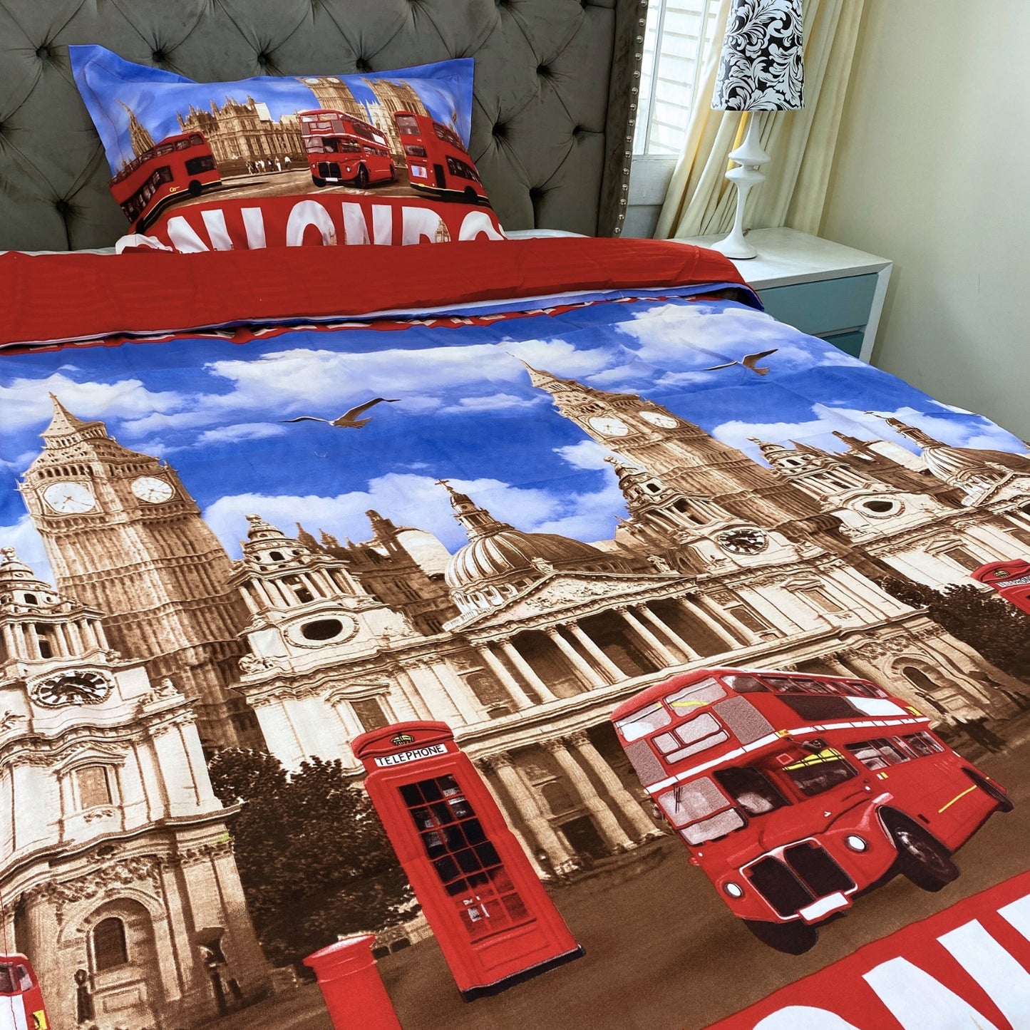 Funda duvet sencillo London Bus
