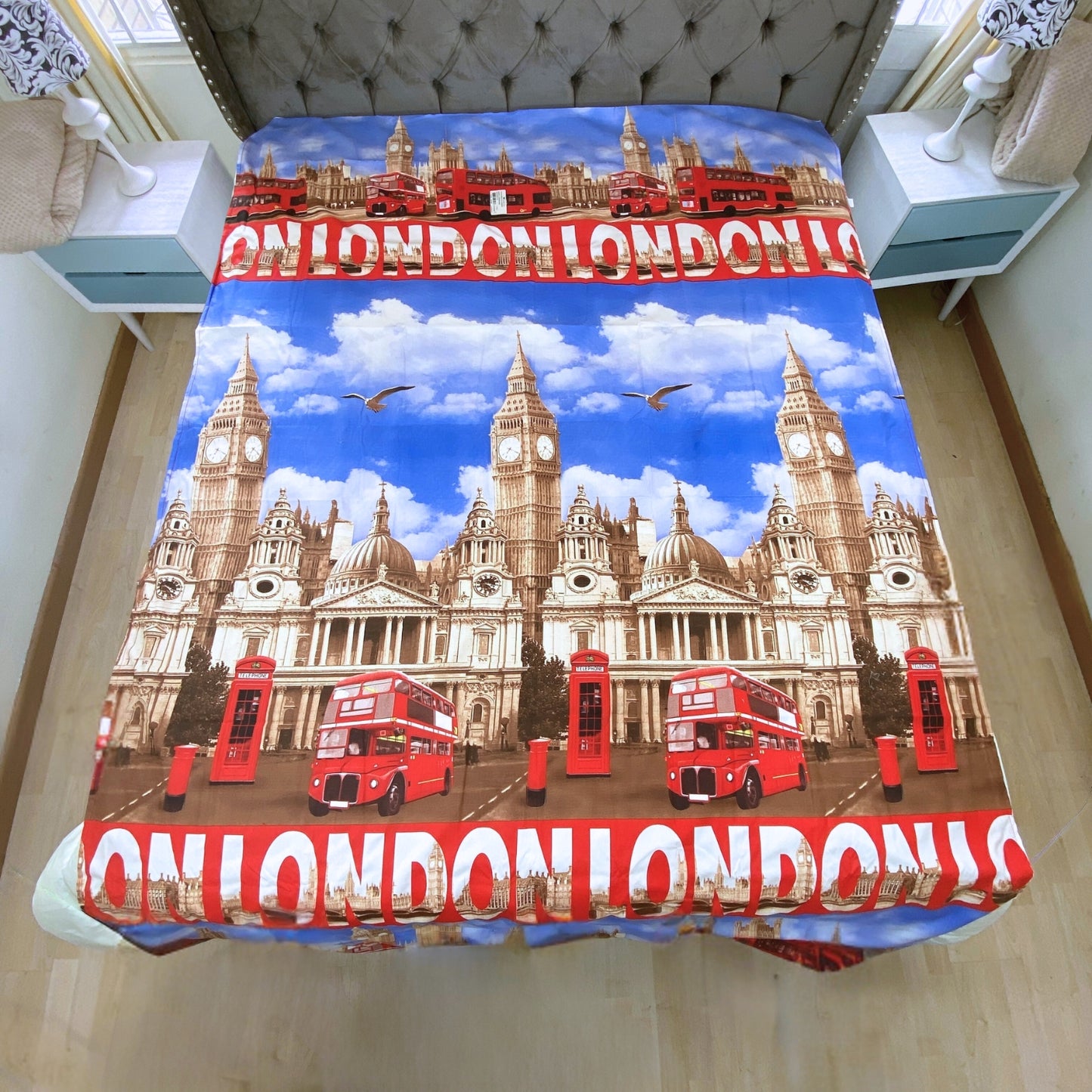 Funda duvet sencillo London Bus