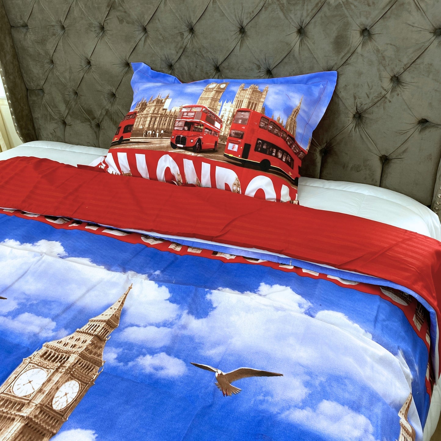 Funda duvet sencillo London Bus