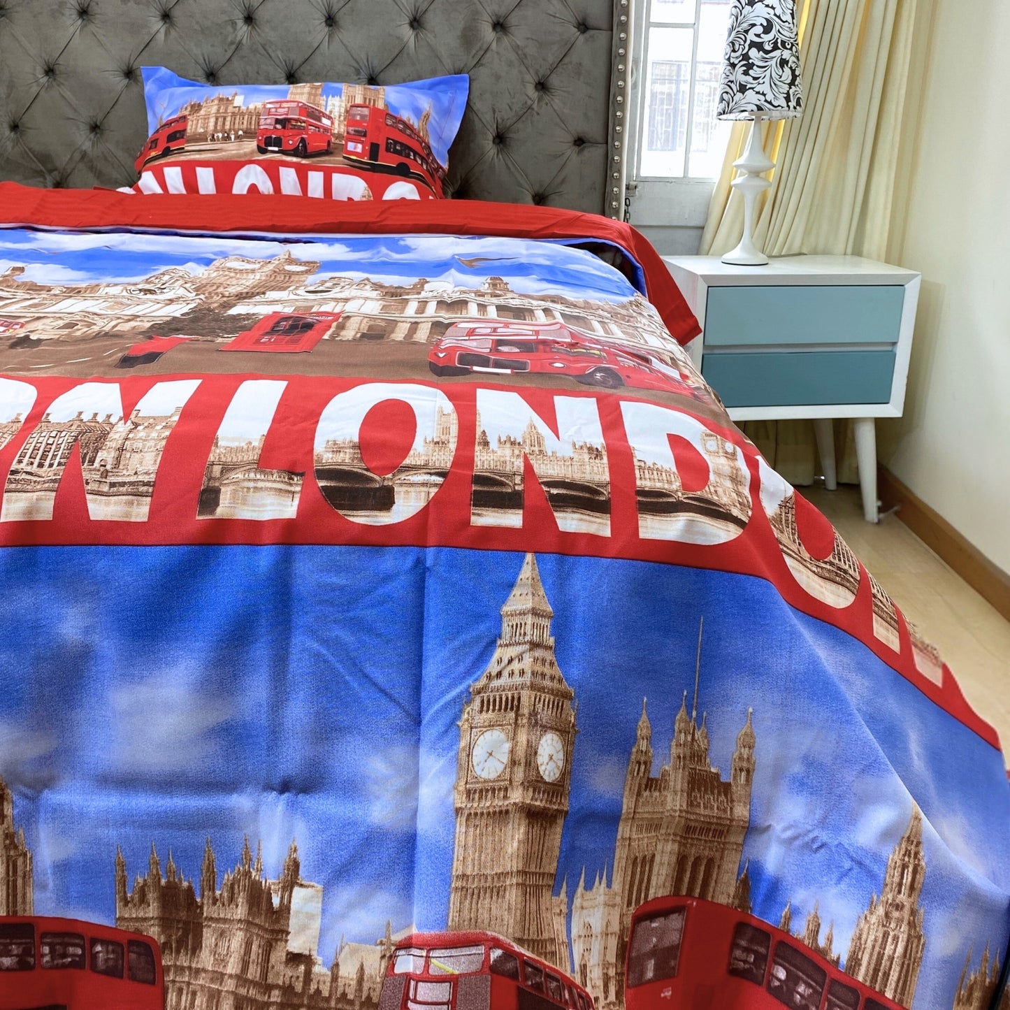 Funda duvet sencillo London Bus