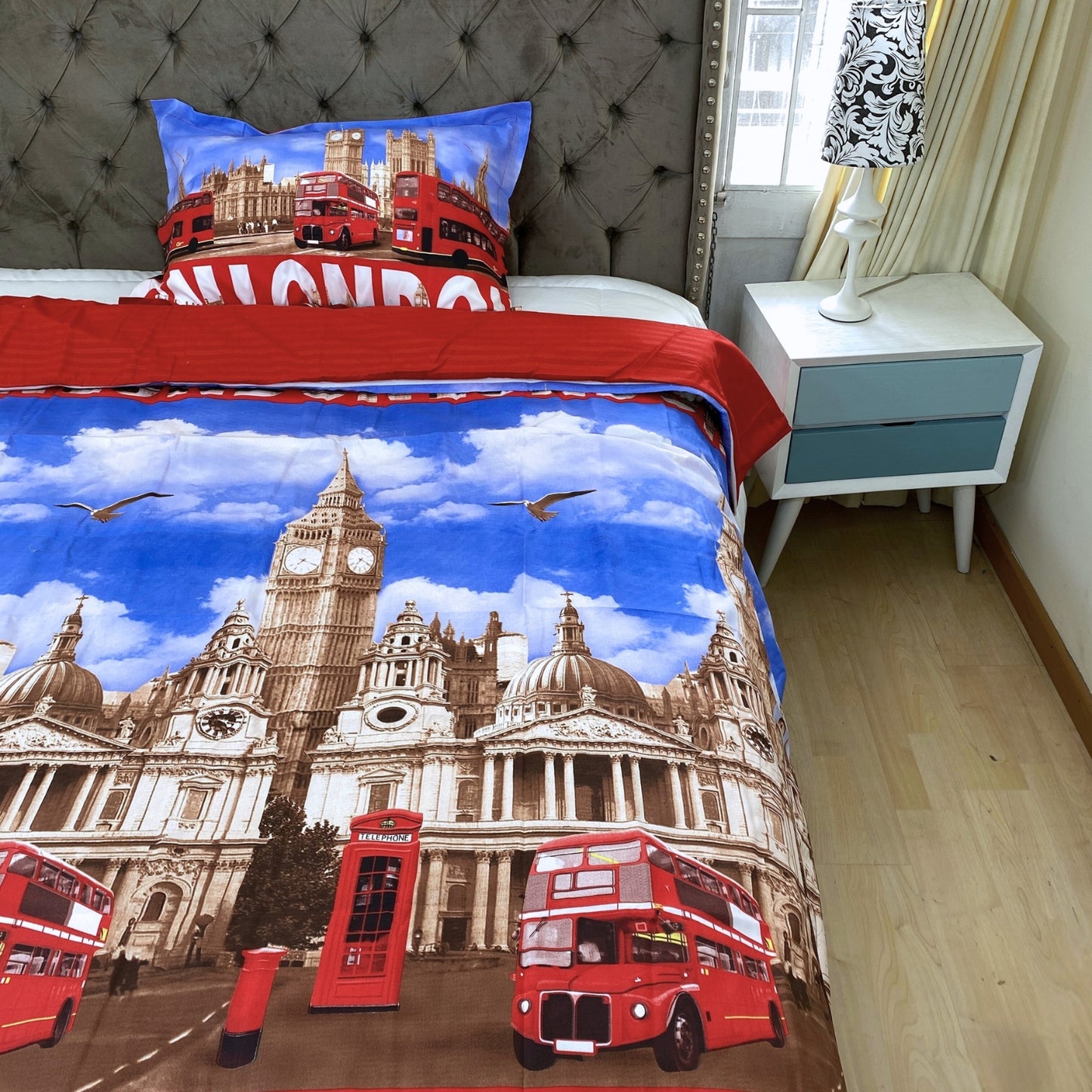 Funda duvet sencillo London Bus