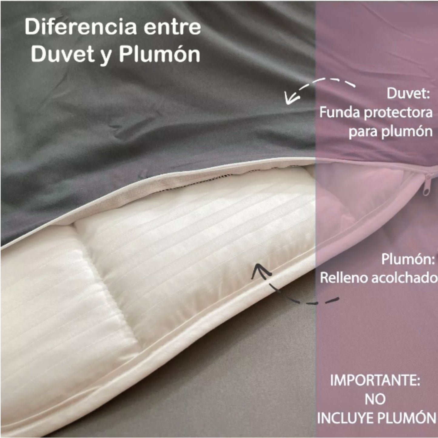 Funda duvet doble faz lisboa Rosa-Beige
