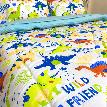 Edredón Infantil de lujo Dino Color