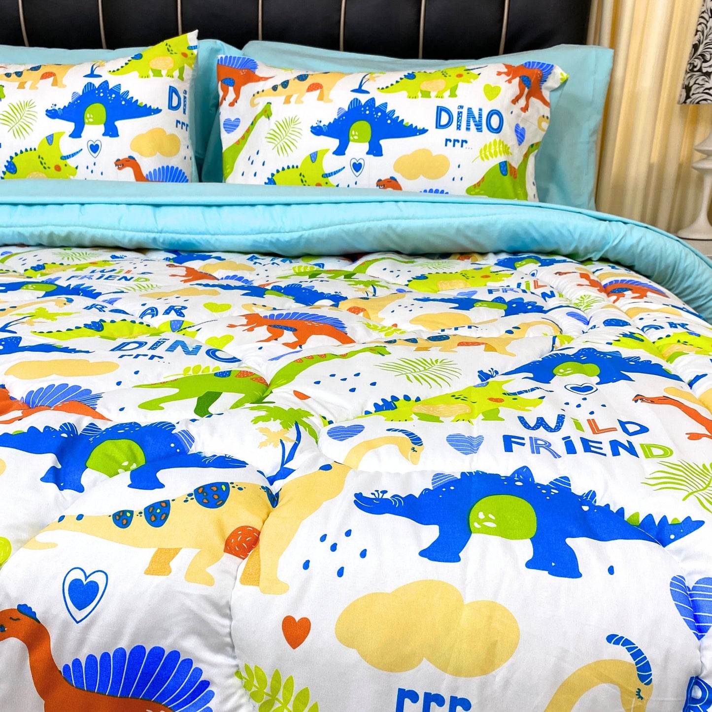 Edredón Infantil de lujo Dino Color