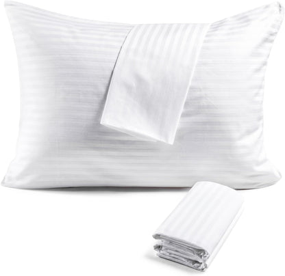 Funda de Almohada King con Cenefa de 10 cm – Elegancia y Comodidad para tu Descanso (52x100 cm)