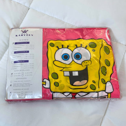 Edredón+ juego de sábanas infantil digital Bob esponja