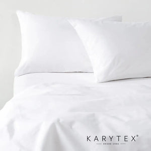 Juego de Sábanas Hoteleras 250 hilos 50/50 blanco ref. Primavera