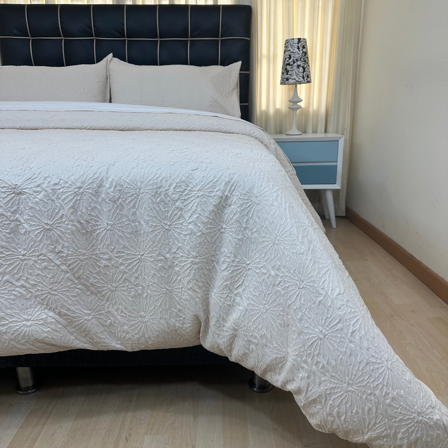 Funda duvet PARISSINA HUESO en tela brocada