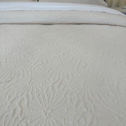 Funda duvet PARISSINA HUESO en tela brocada