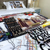 Funda duvet sencillo digital New York