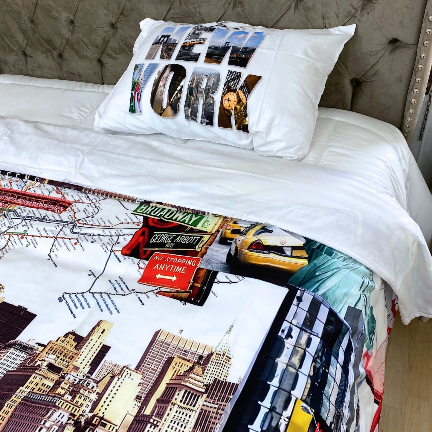 Funda duvet sencillo digital New York