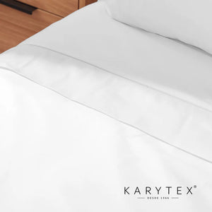 Juego de Sábanas Hotel 200 hilos 50/50 blanco