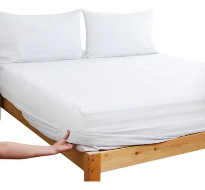 Semijuego Sábana ajustable mas funda de almohada en Microfibra